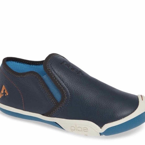 PLAE Other - Plae Migi Blue Leather Sneaker Loafer Sz 13.5